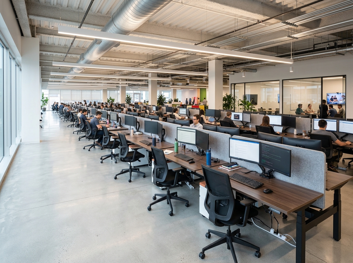 Task workstation rows