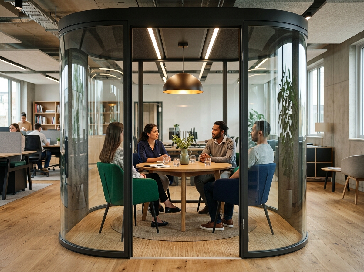 Small meeting pod