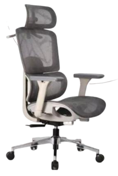 Vyom HB Grey Chair – High Back Ergonomic Chair