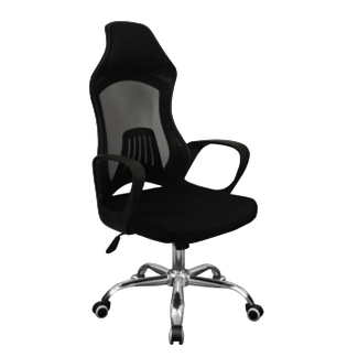 Waves HB Chair (Black) – High Back Ergonomic Chair